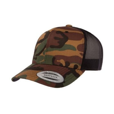6606CA - YP Classics® retro trucker camo cap