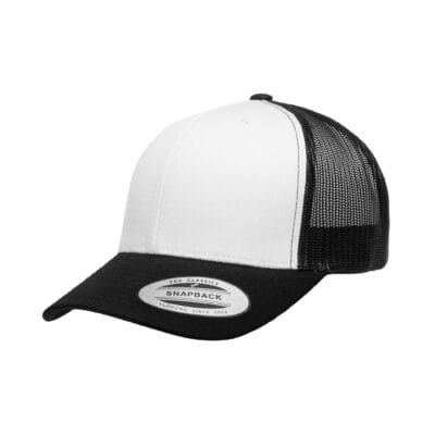 6606W - YP Classics® retro trucker cap with white front panel